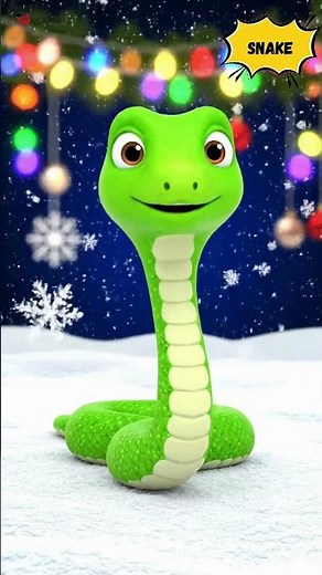 P to U Fruit Animals Alphabet 🐷🐍🐢🐦 | Talking Fruit Animals ABC | UZR Learning #shorts