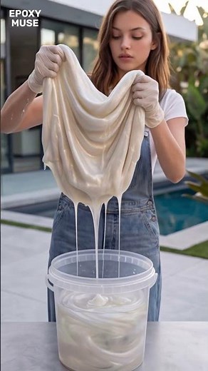 No one believes this lamp is DIY (until they see the process) 😱 #epoxy #epoxyresin #chandelier