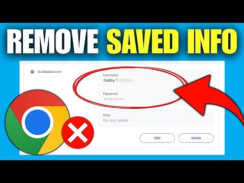 How To Remove Saved Username & Password in Chrome