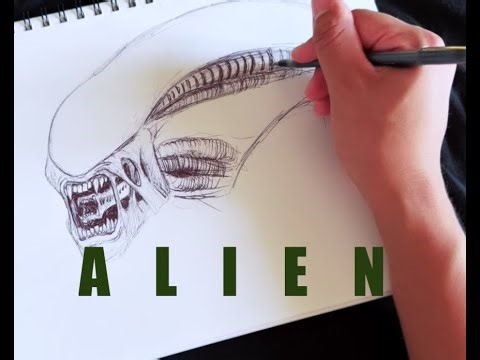 Alien Xenomorph Drawing
