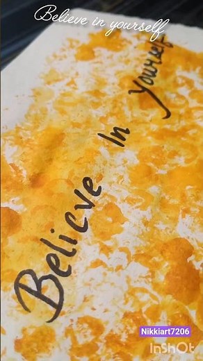 Easy pattern background painting ideas 💡 #artlove believe in yourself