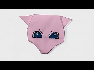 Origami Mew | Easy Origami Pokemon | Easy Paper Pokemon