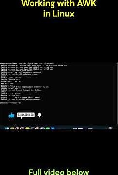 AWK in Linux Explained with Examples