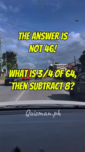 Math Quiz 441 #mathematics #letexam2026 #LogicChallenge #brainpower #BrainTeaserFun #Analogy #millionaire #fblifestyle | 𝚀𝚞𝚒𝚣𝚖𝚊𝚗.𝚙𝚑 𝟸.𝟶