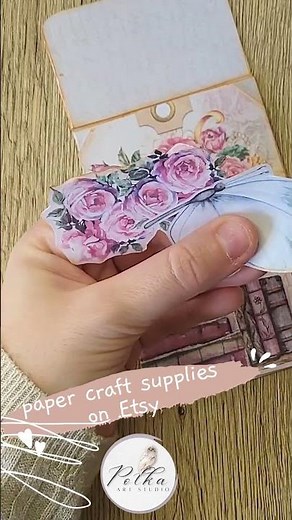 Junk Journal Insert Idea | Pocket Tags Loaded Envelope | Polka Art Studio