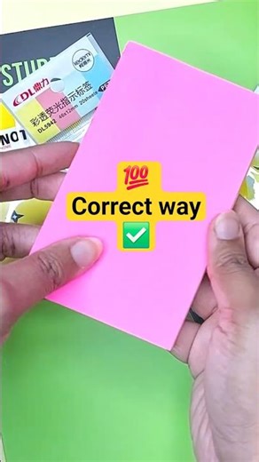 3 Sticky Notes hack #stickynotes #studytips #ytshorts