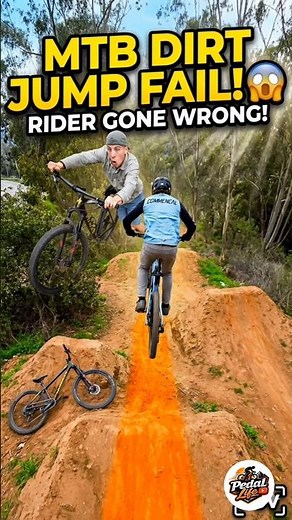 MTB Dirt Jump Gone Wrong! 😱🚲 #Shorts #MTB #MountainBike #BikeFail #MTBLife #Cyclist #jump