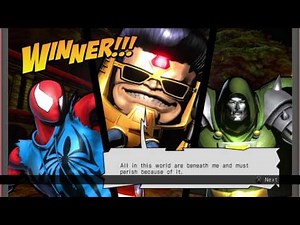 ULTIMATE MARVEL VS. CAPCOM 3 Spiderman,M.O.D.O.K.,Doctor Doom Requested Gameplay