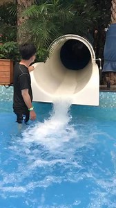 Waves of laughter all the way down 😂🌈 #funslide #waterworld #waterpark | Genius Hub