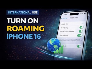 How to Turn On Roaming on iPhone 16 (Step by Step)