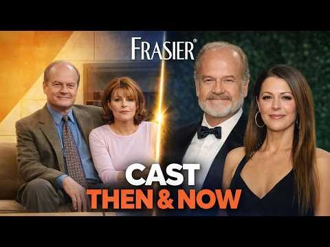 Frasier Cast (1993 vs 2026) – Did you know that the chair Frasier hasted is now located in a Museum?
