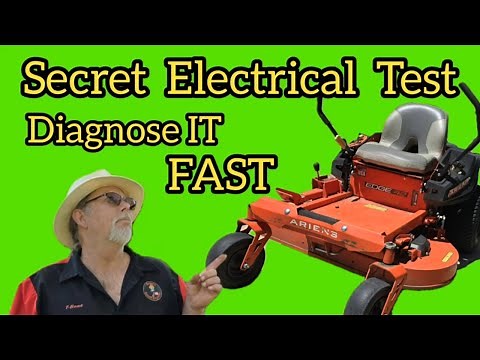 No Start No Click on a Ariens Zero Turn Lawn Mower