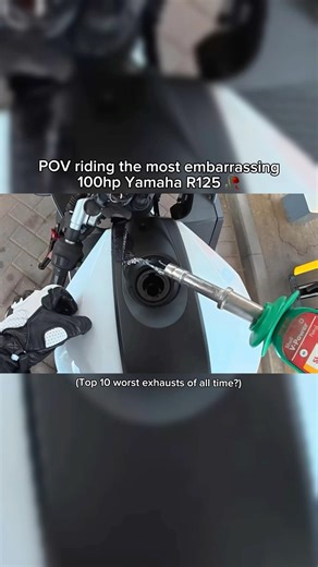 POV riding the most embarrassing 100hp Yamaha R125 😭