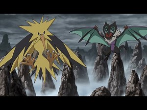 Noivern vs Zapdos - Ash's Most INTENSE Aerial Battle! | Pokémon XYZ