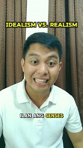 765K views · 22K reactions | Idealism vs. Realism ✅ #LET #MAED #education | Sir Nestorism | Facebook