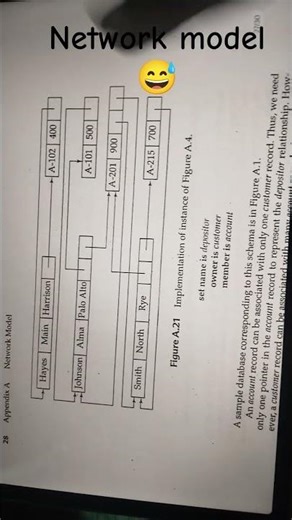Day-50 what is network model in DBMS😅🥹 #network #model #dbms #bca