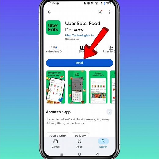 How To Install Uber Eats Food Delivery App On Android || How To Download Uber Eats App