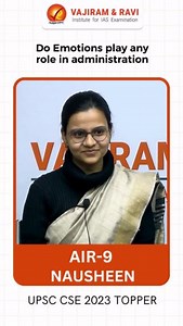 136K views · 3.8K reactions | Mock Interview of All India rank (AIR) 09 NAUSHEEN for UPSC civil service examination 2023 held at Vajiram and Ravi. #congrats #upsctopper #iastopper #upsc #upscresult #iastopper #congrats #congratulation #ias #ips #ifs | Vajiram & Ravi | Facebook