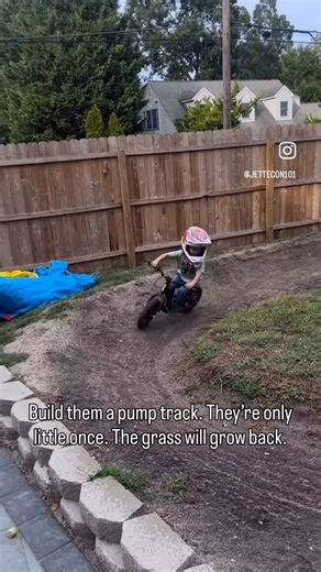 Chaos on Two Wheels | This backyard pump track has been the best thing we ever did for our boys🫶🏼 endless fun outdoors! #kidsonbikes #keepkidsactive... | Instagram