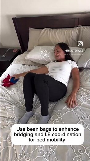 Boost Bed Mobility with Bean Bags | Core & Hip Strength Exercises for Rehab Patients