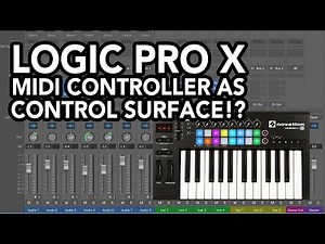 Setup ANY MIDI Controller as a DAW Mix Control Surface (LOGIC PRO X)