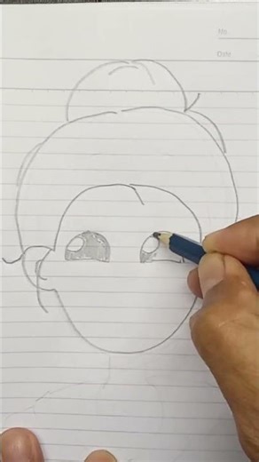 how to draw cute chibi face for beginner #drawing #drawingchallenge #drawingtutorial #drawingideas
