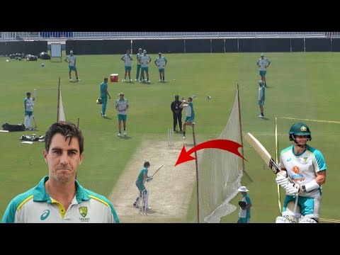 🏏 Pat Cummins Bowling vs Steve Smith | Net Practice Battle 🔥| WAHJOC Sports