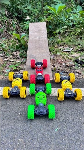 Rc four racing stunt car jumping | #shorts