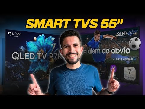 Qual MELHOR TV de 55 Polegadas para COMPRAR em 2026? | As 7 Melhores Smart TVs de 55 Polegadas