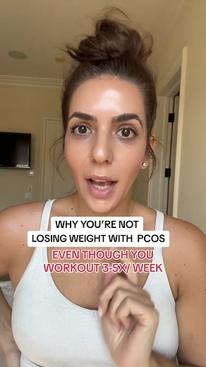This is why you’re not losing weight with PCOS even though you workout every day! Try these tips so you can speed up your metabolism & reverse your PCOS symptoms! #pcos #pcosawareness #pcosweightloss #pcosstruggles