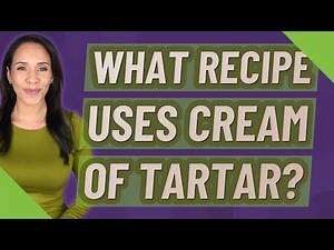 What recipe uses cream of tartar?