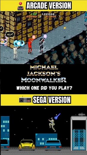 Which One Did You Play? Moonwalker Arcade vs Genesis #MichaelJackson