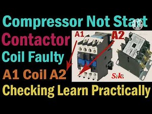 How to replace three phase 15k.w contactor.