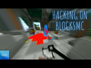 FLYING on BlocksMC w/ Rise Client | BEST BlocksMC Hacked Client