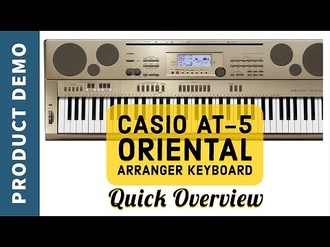 CASIO AT-5 Arabic Scale Arranger Keyboard Overview