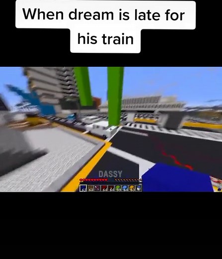 dream is getting fast #fyp #dream #minecraft #parkour