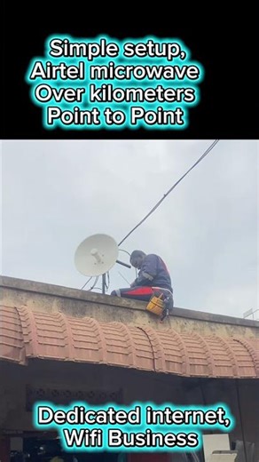 Running Internet Over Kilometers, Point To Point Microwave Links For Wifi Hotspot