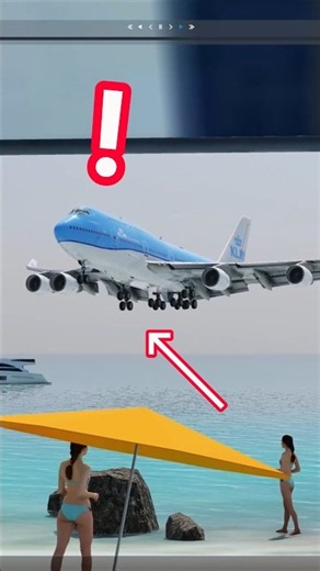 🛬🔥 insane low approach extreme landing TNCM/SXM Sint Maarten Boeing 747 KLM X-Plane 12