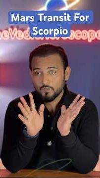 Mars transit in Aquarius for Scorpio sign #vedicastrology #scorpiorashi