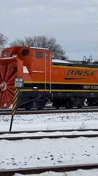 BNSF Rotary Snow Plow Returning to Hobson Yard - CRR Shorts