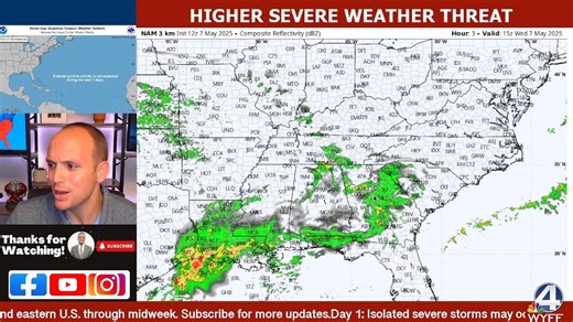 76K views · 774 reactions | SEVERE WEATHER AHEAD: A higher severe weather threat has been issued as multiple rounds of storms move our way. Here is the timing, locations and areas I'm watching. | Chris Justus, WYFF 4 Chief Meteorologist | Facebook