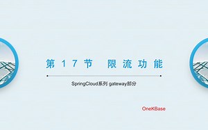 第17节-springcloud gateway 限流功能