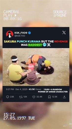 The Moment Of Kurama's Revenge ‼️🥶☠️ #animeedit #naruto #kurama