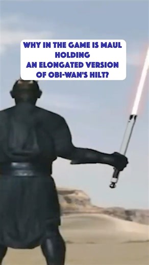 That's a long lightsaber