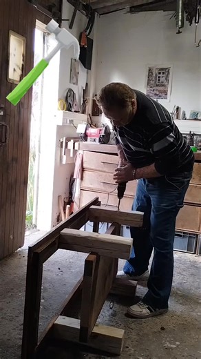 fabrication meuble avec de la récupération #bricolage #table #recyclage #fyp