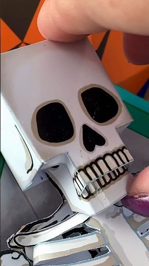 How to make a Paper skeleton for Halloween?💀