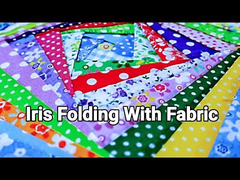 Iris Folding With Fabric┃Table mat┃Gift Idea #HandyMum