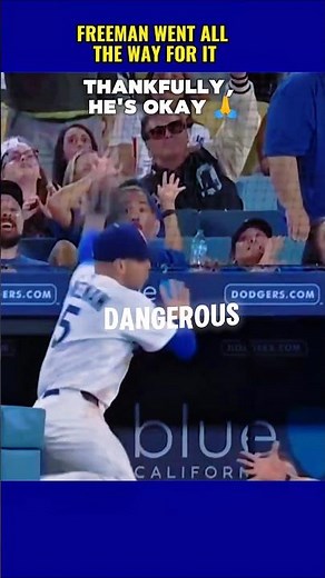 FREEMAN DISAPPEARED INTO THE SEATS! #homerunchallenge #baseball #shortfeed
