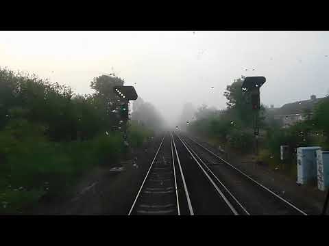 ( Cab Ride 26 ) Tonbridge to Maidstone West, UK Diesel Freight Train Ride...