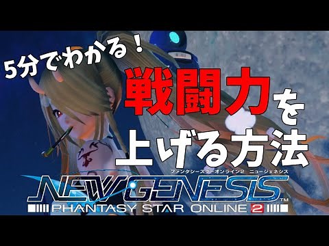 【PSO2NGS】5分でわかる！NGSの戦闘力を上げる方法！